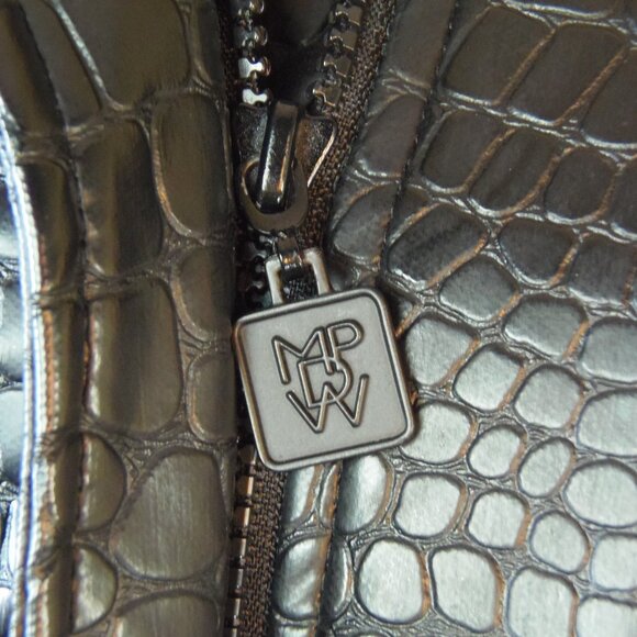 Mycra Pac Life Crocodile Pattern Full Length 2X woman's Coat MobWife WhimsyGoth - Picture 4 of 16